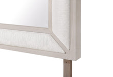 Load image into Gallery viewer, Global Furniture Clara Beige Upholstered Mirror