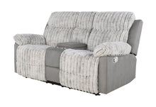 Load image into Gallery viewer, Global Furniture U6028 Grey Console Reclining Loveseat