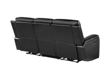 Load image into Gallery viewer, Global Furniture U8880 Black Leather Power Reclining Sofa