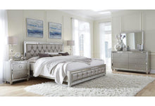 Load image into Gallery viewer, Global Furniture Riley Silver King Bed Group
