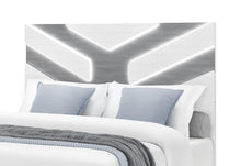 Load image into Gallery viewer, Global Furniture Optimus White King Bed, Dresser, Mirror And Nighstand