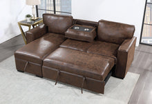 Load image into Gallery viewer, Global Furniture U0203 Coffee Reversible Pull Out Sofa Bed