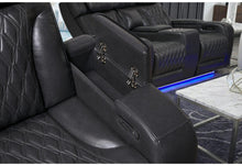 Load image into Gallery viewer, Global Furniture U8611 Blanche Charcoal P2 Pwr Rec Sofa/Pwr Console Rec Loveseat