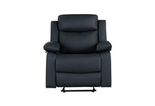 Load image into Gallery viewer, Global Furniture U6026 Black Pu 72A Glider Recliner With Led