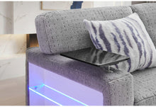 Load image into Gallery viewer, Global Furniture U0214 Grey Sofa Bed