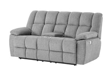 Load image into Gallery viewer, Global Furniture U6000 Smoke Console Reclining Loveseat