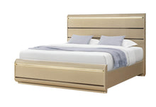 Load image into Gallery viewer, Global Furniture Genesis Gold Queen Bed With Led