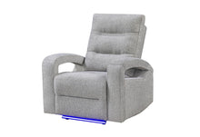 Load image into Gallery viewer, Global Furniture U6611 Grey 15 Power Recliner With Led