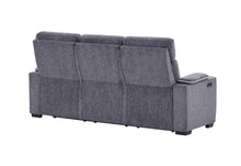 Load image into Gallery viewer, Global Furniture U1895 Grey P2 Reclining Sofa With Is And Led