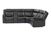 Load image into Gallery viewer, Global Furniture UM02 Black Sectional