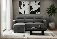Load image into Gallery viewer, Global Furniture U2601 Dark Grey Reversible Sofa Bed With Drop Down Table And Speaker