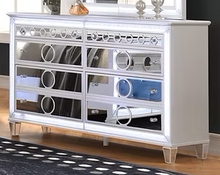 Load image into Gallery viewer, Mairead Gemma Blue LED Bedroom Set