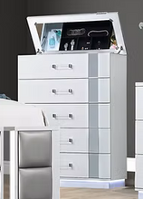 Load image into Gallery viewer, Hailey White and Gray Storage Bedroom Set