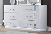 Load image into Gallery viewer, Hailey White and Gray Storage Bedroom Set