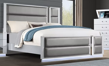 Load image into Gallery viewer, Hailey White and Gray Storage Bedroom Set