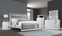 Load image into Gallery viewer, Hailey White and Gray Storage Bedroom Set