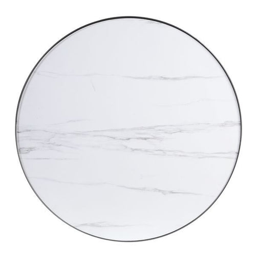 Acme Abilene Engineered Marble & Brush Silver  Nesting Cocktail 2 Pc Sets-Table Top (Small)