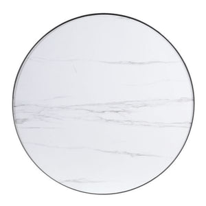Acme Abilene Engineered Marble & Brush Silver  Nesting Cocktail 2 Pc Sets-Table Top (Small)