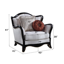 Load image into Gallery viewer, Acme Nurmive Chair W/2 Pillows