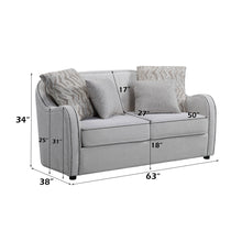 Load image into Gallery viewer, Acme Mahler Loveseat W/4 Pillows