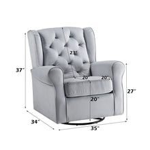 Load image into Gallery viewer, Acme Zeger Swivel Chair W/Glider