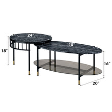 Load image into Gallery viewer, Acme Silas Nesting Coffee Table Set