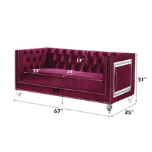 Load image into Gallery viewer, Acme Heibero Loveseat W/2 Pillows (Same 56896)