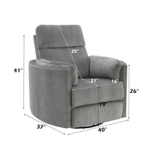Load image into Gallery viewer, Acme Sagen Recliner W/Swivel &amp; Glider