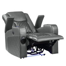 Load image into Gallery viewer, Acme Alair Power Motion Recliner W/Bluetooth, Wireless Charger &amp; Cupholder
