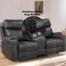 Load image into Gallery viewer, Acme Hirah Motion Loveseat w/Console &amp; USB Port