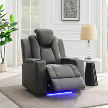 Load image into Gallery viewer, Acme Leuco Power Motion Recliner w/Cup Holder, Control, LED &amp; Power Headrest