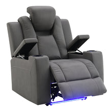 Load image into Gallery viewer, Acme Leuco Power Motion Recliner w/Cup Holder, Control, LED &amp; Power Headrest