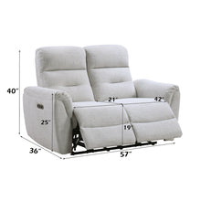 Load image into Gallery viewer, Acme Eastre Power Motion Loveseat w/USB Port