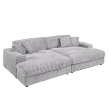 Load image into Gallery viewer, Acme Hilde Sectional Sofa w/4 Pillows