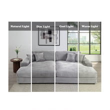 Load image into Gallery viewer, Acme Hilde Sectional Sofa w/4 Pillows
