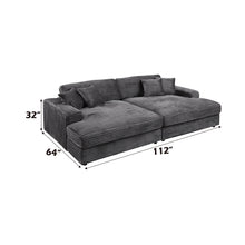 Load image into Gallery viewer, Acme Hilde Chaise w/2 Pillows