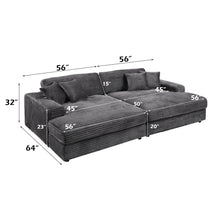 Load image into Gallery viewer, Acme Hilde Chaise w/2 Pillows