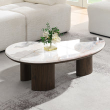 Load image into Gallery viewer, Acme Hanale Coffee Table w/Natural Marble