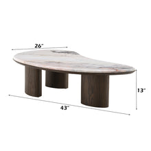 Load image into Gallery viewer, Acme Hanale Coffee Table w/Natural Marble