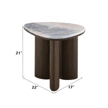 Load image into Gallery viewer, Acme Hanale End Table w/Natural Marble