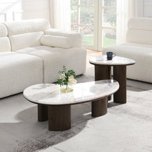 Load image into Gallery viewer, Acme Hanale End Table w/Natural Marble