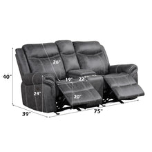 Load image into Gallery viewer, Acme Zubaida Power Glider Motion Loveseat w/USB