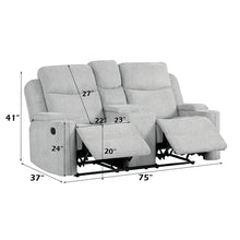 Load image into Gallery viewer, Acme Galya Motion Loveseat w/Console