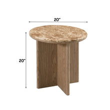 Load image into Gallery viewer, Acme Markku End Table w/Natural Marble