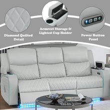 Load image into Gallery viewer, Acme Elonzo Power Motion Sofa w/LED, Power Headrest &amp; Speaker