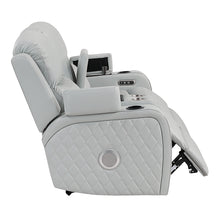 Load image into Gallery viewer, Acme Elonzo Power Motion Loveseat w/Console, LED, Power Headrest &amp; Speaker