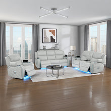 Load image into Gallery viewer, Acme Elonzo Power Motion Loveseat w/Console, LED, Power Headrest &amp; Speaker