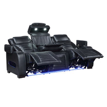 Load image into Gallery viewer, Acme Ephron Power Motion Sofa W/Dropdown Table, Wireless Charging, Reading Light, Power Headrests &amp; LED