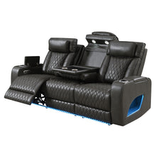 Load image into Gallery viewer, Acme Taddeo Power Motion Sofa w/Power Headrest, USB, Wireless Charger, LED &amp; Reading Light