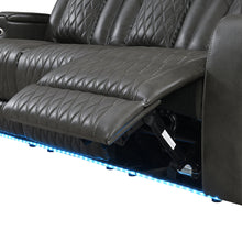 Load image into Gallery viewer, Acme Taddeo Power Motion Sofa w/Power Headrest, USB, Wireless Charger, LED &amp; Reading Light